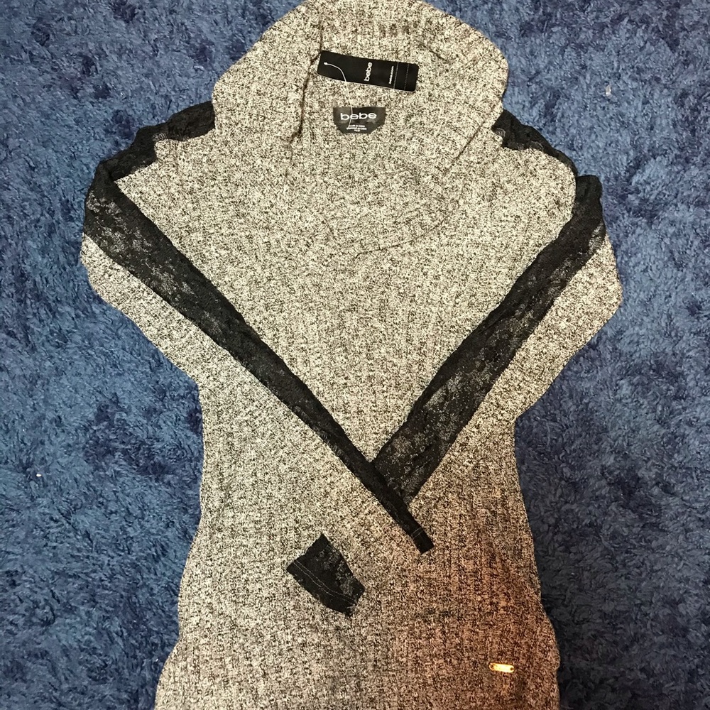 Grey sweater from Bebe